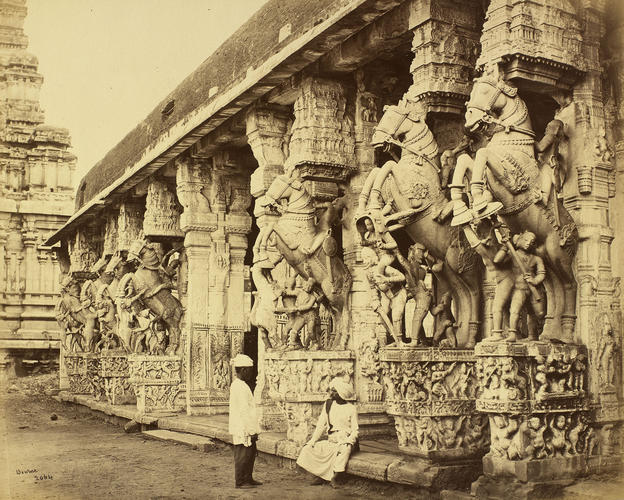 Temple at Madura, Madras Presidency : Prince of Wales Tour of India 1875-6 Temple at Madura, Madras Presidency : Prince of Wales Tour of India 1875-6