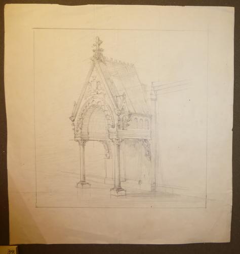 St Mildred's church, Whippingham: porch design St Mildred's church, Whippingham: porch design