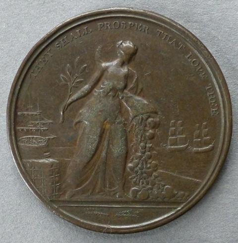 Medal commemorating the signing of the Preliminaries for the Peace of Amiens, signed 1801 Medal commemorating the signing of the Preliminaries for the Peace of Amiens, signed 1801