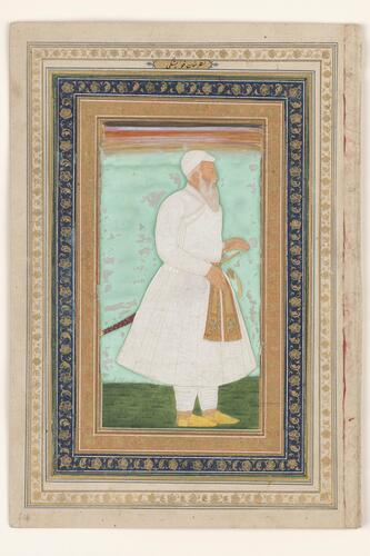 Master: Album of Mughal Portraits
Item: Portrait of Nazar Khan Kheshgi Master: Album of Mughal Portraits
Item: Portrait of Nazar Khan Kheshgi