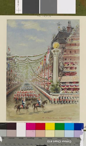 The Diamond Jubilee, June-July 1897: St James's Street, 22 June