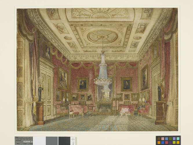 Carlton House, Rose Satin Drawing Room