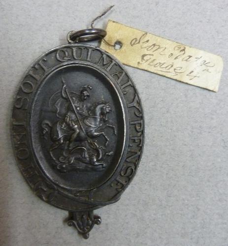 Order of the Garter; Lesser George sash badge