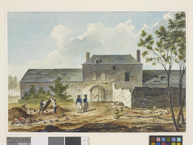 Château de Hougoumont. Field of Waterloo, 1815