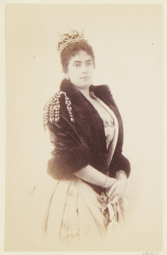 Princess Letitia, Duchess of Aosta, daughter of Prince Napoleon, 1888. [Album: Photographic Portraits vol. 6/64 1888-1893]