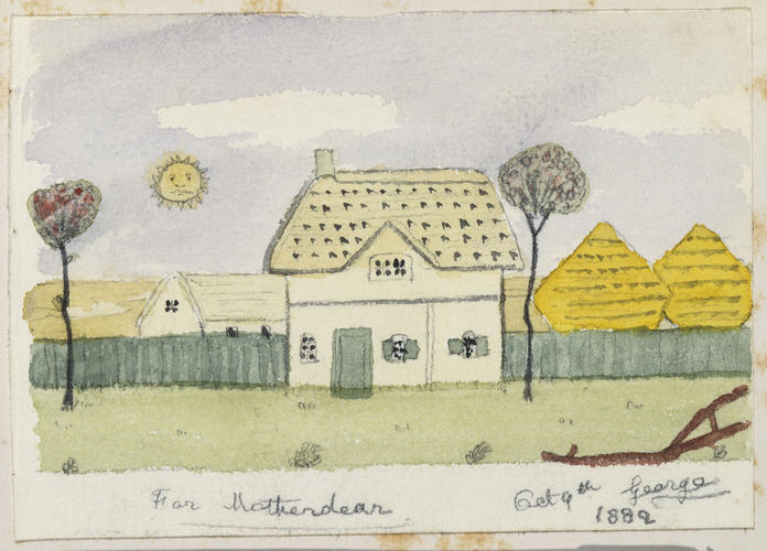 Master: Queen Alexandra's album of children's drawings
Item: A house