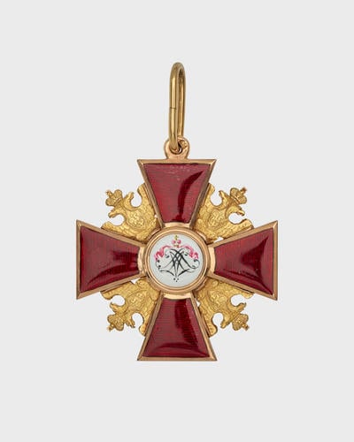 Order of St Alexander Nevsky (Russia). Edward VII's badge