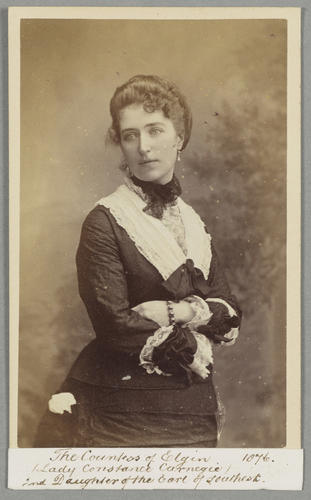 The Countess of Elgin (Lady Constance Carnegie), second daughter of the Earl of Southesk. [Photographs, English Portraits. Volume 71. ]