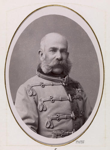 Emperor Franz Josef of Austria. [Album: Photographs. Royal Portraits, 1883-1891]