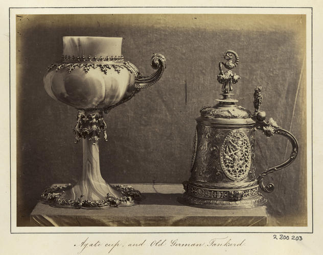 'Agate Cup and Old German Tankard'