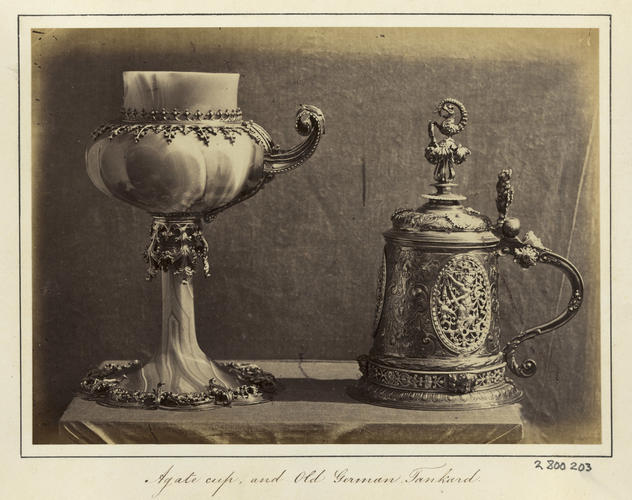 'Agate Cup and Old German Tankard' 'Agate Cup and Old German Tankard'