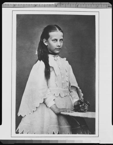 Princess Charlotte of Prussia, July 1873 [in Portraits of Royal Children Vol. 17 1872-73]