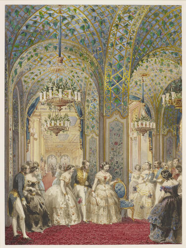 Entrance to the Galerie des Glaces at the Hôtel de Ville, 23 August 1855