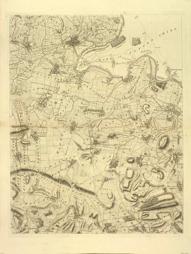 Rocque's Map of Berkshire Rocque's Map of Berkshire