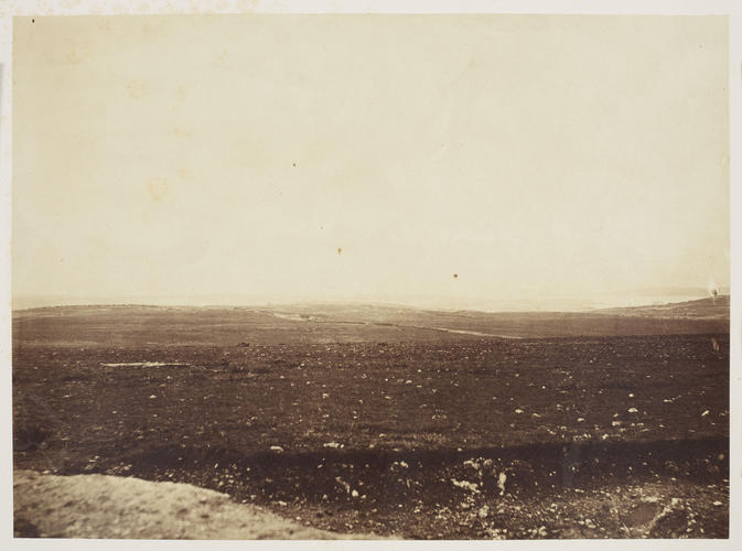 Sebastopol Gordon's Battery & advanced trenches with left French attack in the distance from the look out in front of the mortar battery Sebastopol Gordon's Battery & advanced trenches with left French attack in the distance from the look out in front of the mortar battery