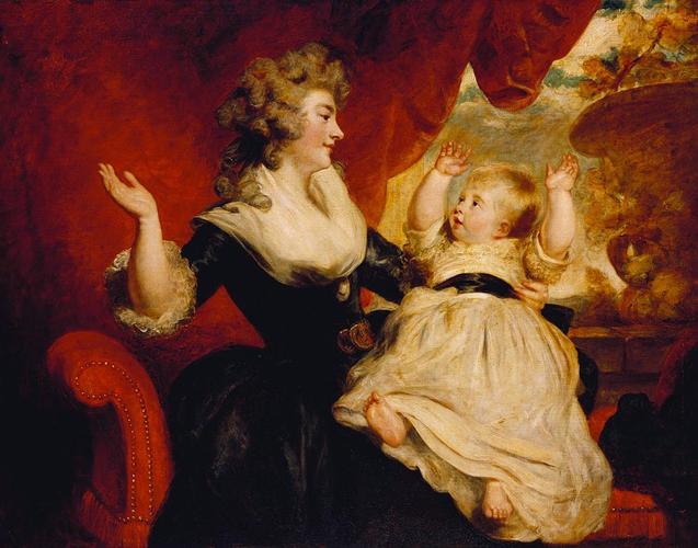 Georgiana, Duchess of Devonshire (1757-1806), with her daughter Georgiana (1783-1858), later Countess of Carlisle