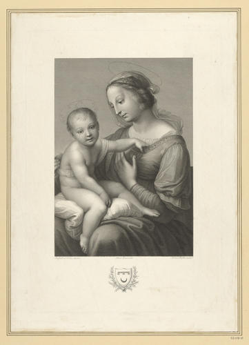 The Virgin and Child [`The Large Cowper Madonna?]