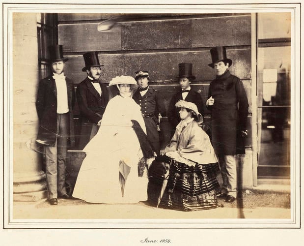 Group portrait with Prince Albert, Leopold I and Queen Victoria