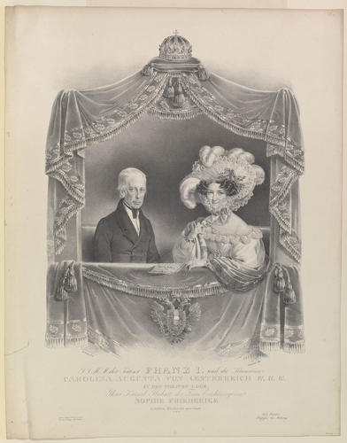 Franz I und die Kaiserin Carolina Augusta (Emperor and Empress of Austria)