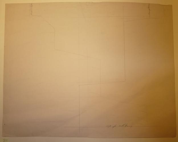 St Mildred's church, Whippingham: profile drawing (unknown location) St Mildred's church, Whippingham: profile drawing (unknown location)