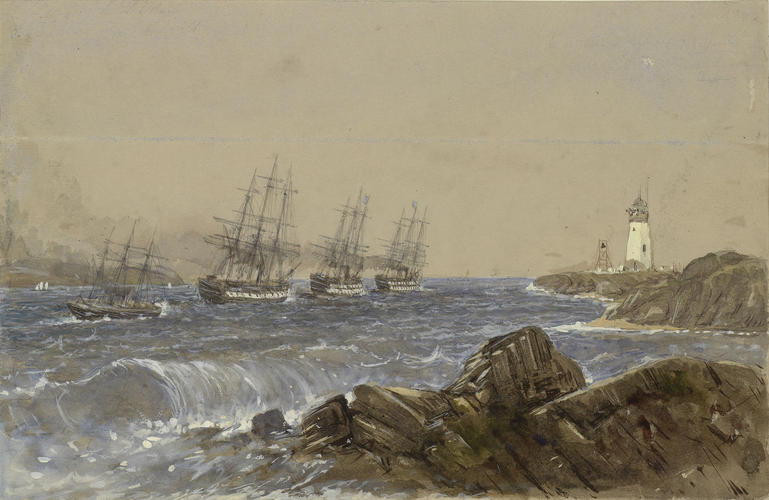 Departure of the Royal Squadron from Portland, Maine, 20 October 1860