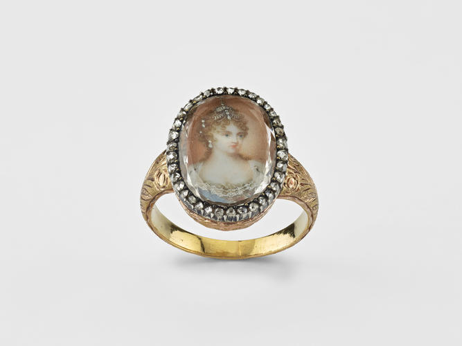 Ring with a miniature of Maria Feodorovna (1759-1828), Empress of Russia