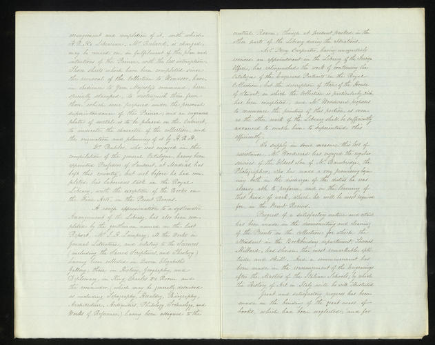 Master: Correspondence relating to the Royal Library, Windsor Castle.
Item: Third report on the Royal Library, Windsor Castle. October 1862