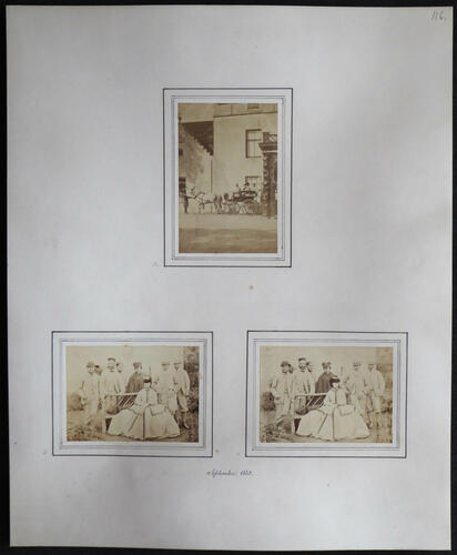 Albert Edward, Prince of Wales and Alexandra, Princess of Wales outside Mar Lodge
