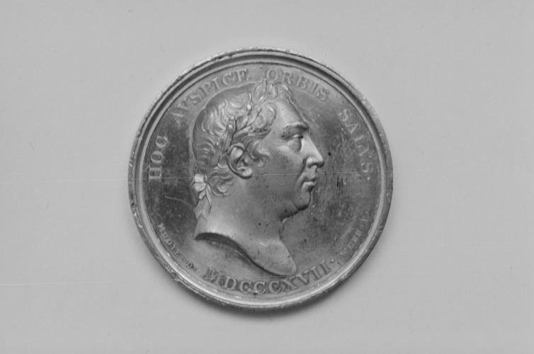 Great Britain. Medal commemorating the death of King George III, 1820 Great Britain. Medal commemorating the death of King George III, 1820