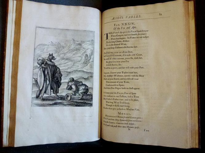 The Fables of Aesop, paraphras'd in verse . . . : with annotations / by John Ogilby
