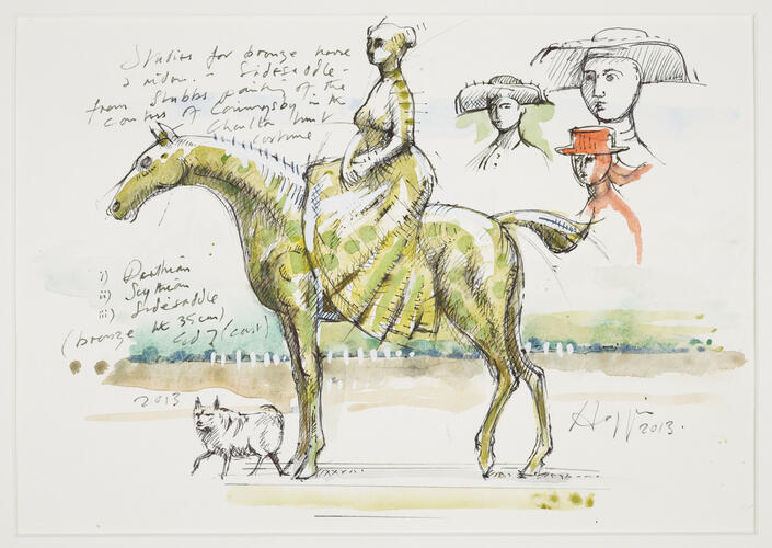 Studies for bronze horse Studies for bronze horse