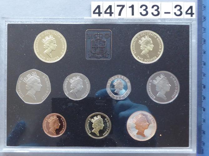 GREAT BRITAIN. 	Proof two pounds commemorating the tercentenary of the Bill of Rights