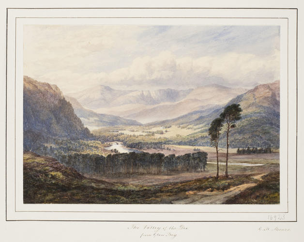 Valley of the Dee from Glen Beg Valley of the Dee from Glen Beg