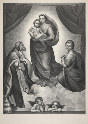 The Virgin and Child with Saints and Angels ['The Sistine Madonna']
