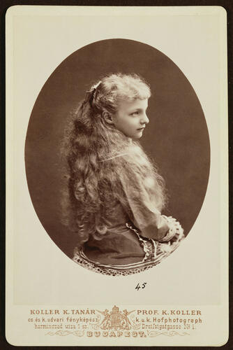 Archduchess Marguerite of Austria (1870-1955), aged nine