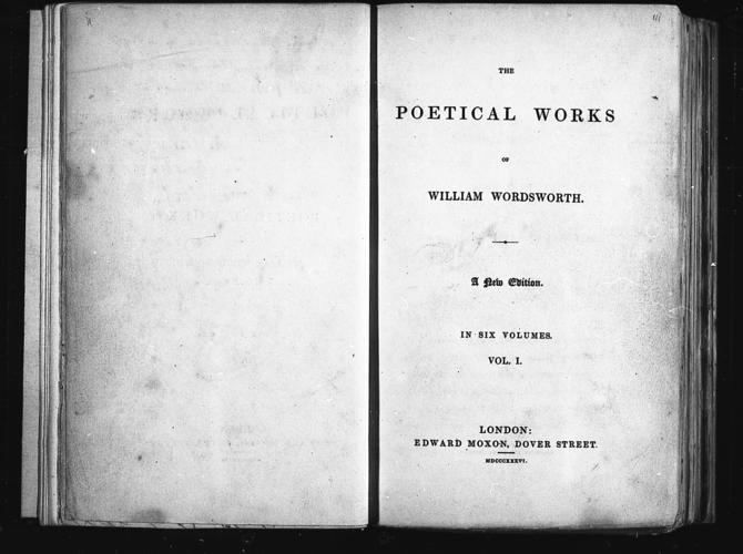 The Poetical works of William Wordsworth ; v. 1