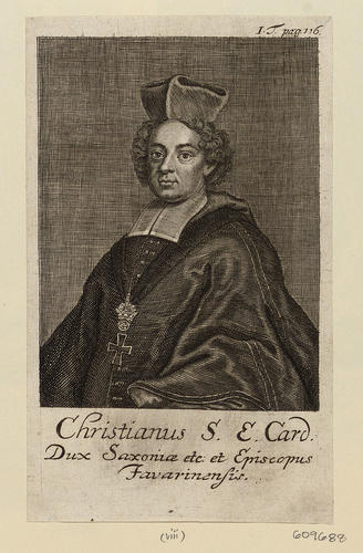 Christianus S. E. Card Dux Saxoniae etc