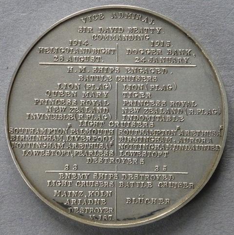 Medal commemorating the Actions of Helioland Bight (1914) and Dogger Bank Medal commemorating the Actions of Helioland Bight (1914) and Dogger Bank