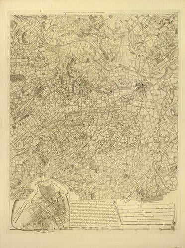 Rocque's Map of Berkshire Rocque's Map of Berkshire