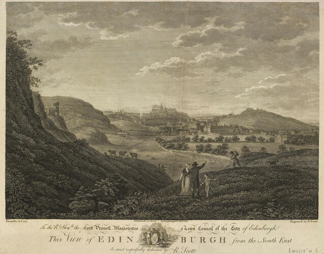 View of Edinburgh from the southeast