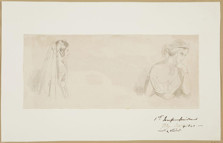 Two female figures Two female figures