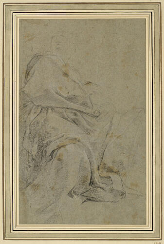 A seated figure A seated figure