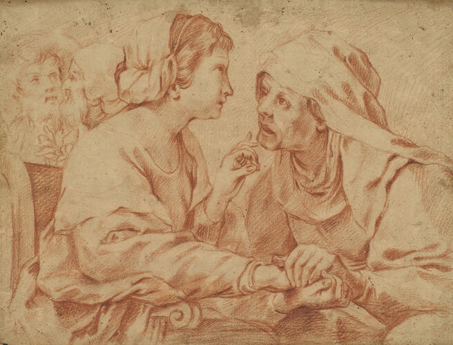 The Virgin & St Elizabeth (?) The Virgin & St Elizabeth (?)