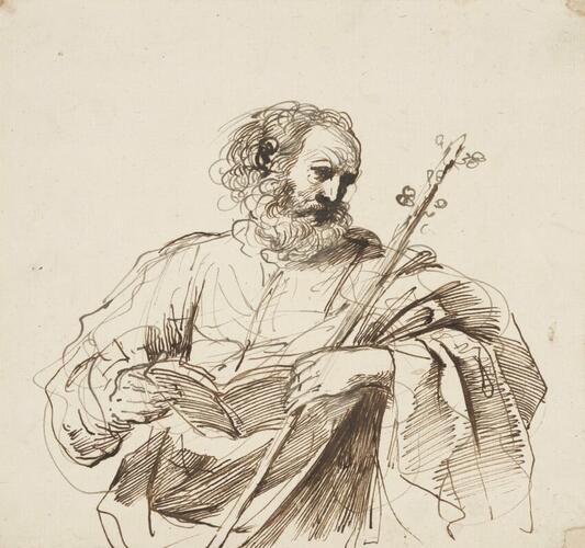 St Joseph holding a flowering rod St Joseph holding a flowering rod