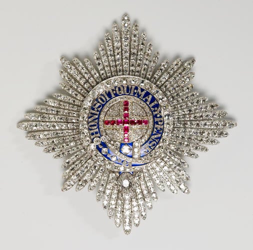 Order of the Garter (England). George III's star