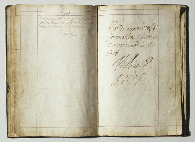 A Formulary of that part of ye solemnity which is performed in the church at the coronation of Their Majesties King William and Queen Mary at Westminster 11 Apr. 1689