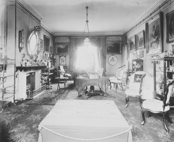 Photograph of the Duchess of Cambridge's Sitting Room, Cambridge Cottage, Kew, 1904