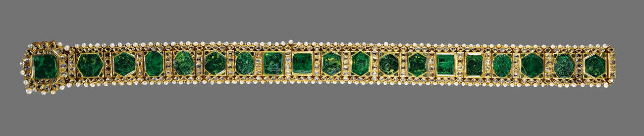 Emerald girdle of Maharaja Sher Singh