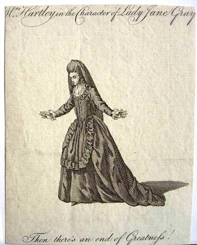 Mrs Hartley in the Character of Lady Jane Grey