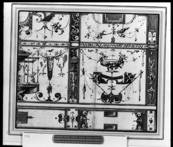 A design for the decoration of a ceiling